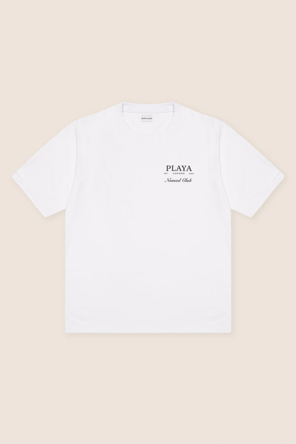 White "Nomad Club" T-shirt #1