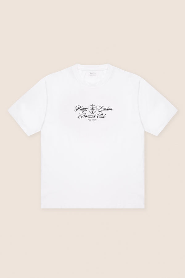White "Nomad Club" T-shirt #3